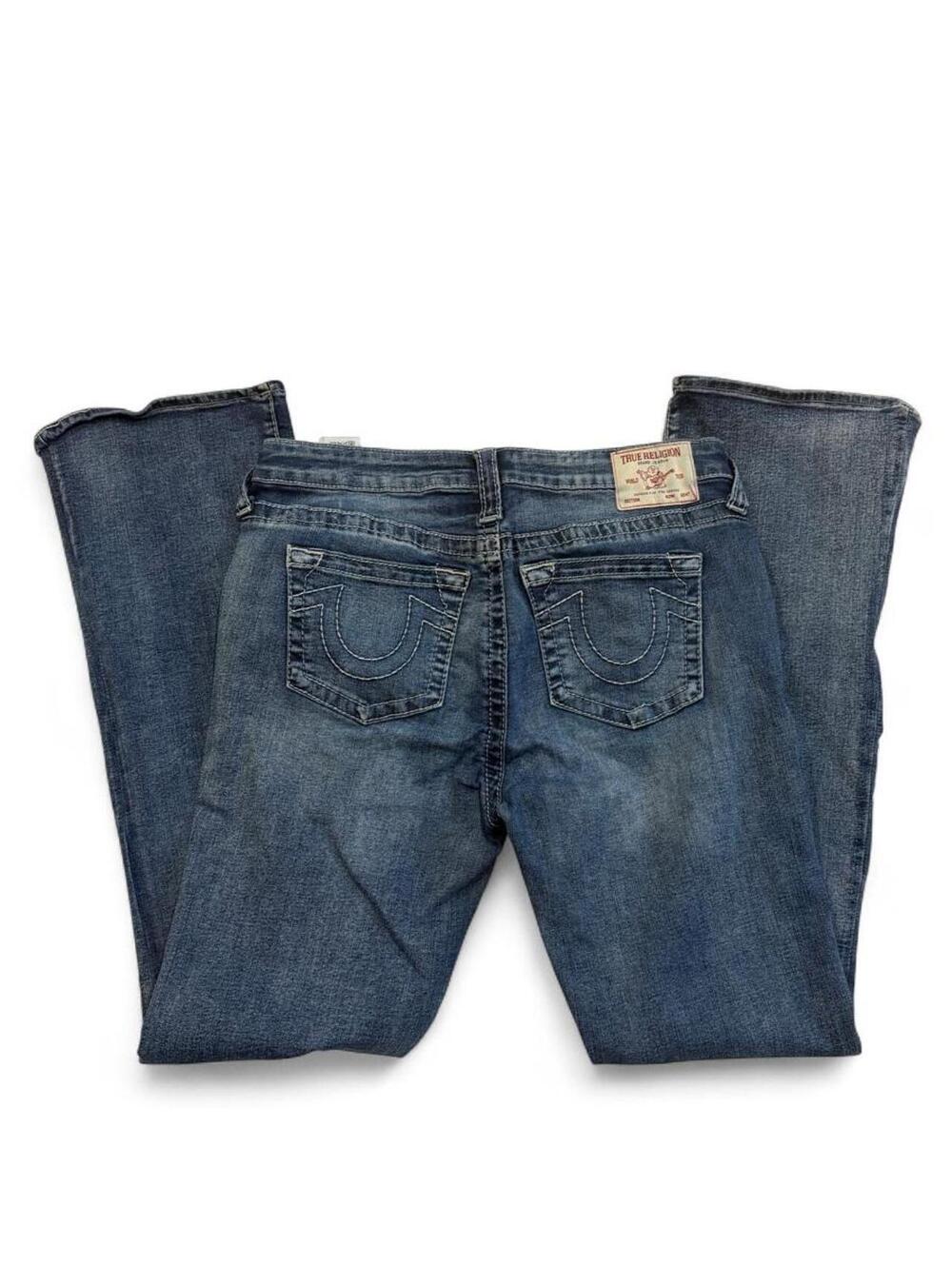True Religion low rise bootcut jeans in blue navy size 32 #bootcut #lowrise
